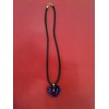 Pendentif Baccarat Coeur en cristal violet