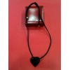 Pendentif Baccarat Coeur en cristal noir