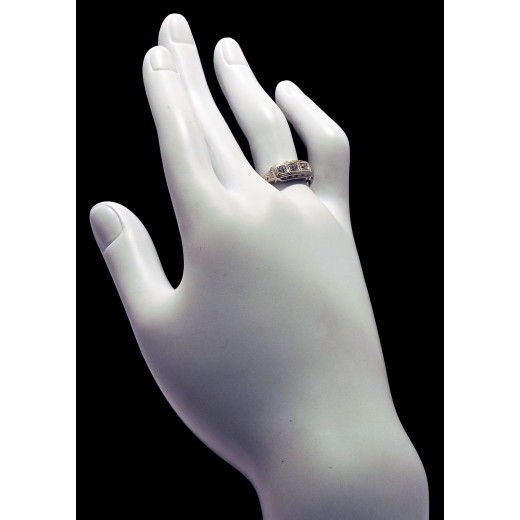 Bague Art Déco 3 diamants