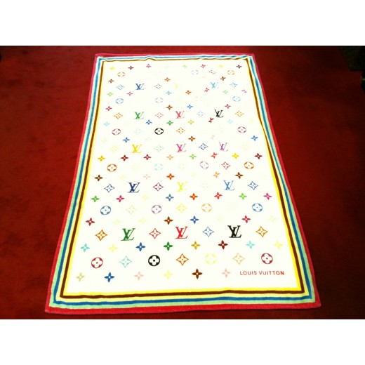 Drap de bain Louis Vuitton Monogram multicolore