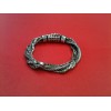 Bracelet Jalan Jalan 5 rangs torsadés en argent