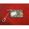 Pochette clés Louis Vuitton en toile damier ébène