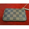 Pochette clés Louis Vuitton en toile damier ébène