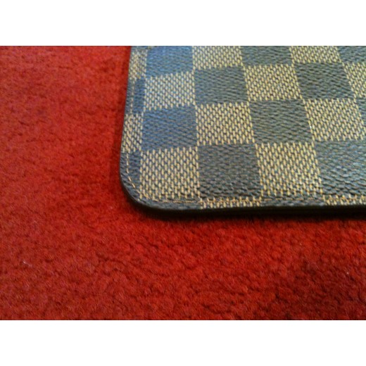 Pochette clés Louis Vuitton en toile damier ébène
