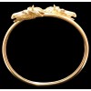 Bracelet têtes de chevaux or & rubis