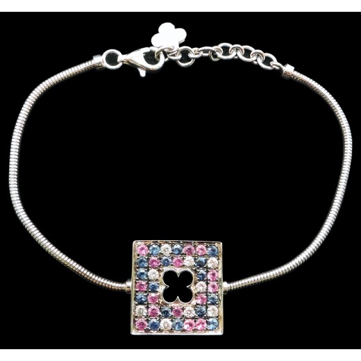 Bracelet Mauboussin Amours divines carré pavé