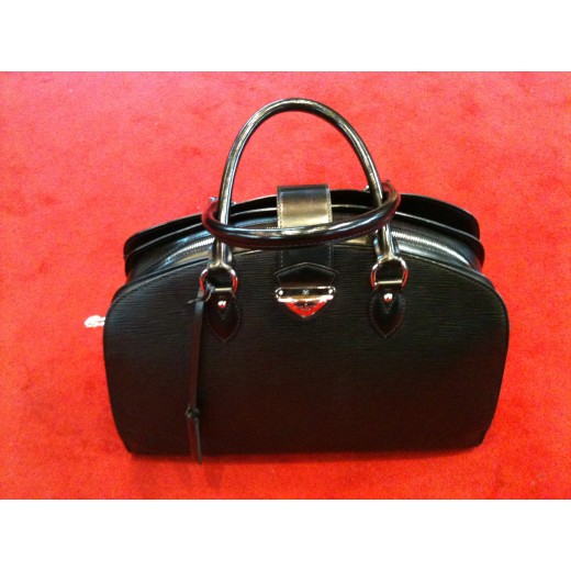 Sac Louis Vuitton Pont Neuf GM en cuir pi noir