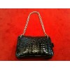 Sac Chanel Caméra en croco noir