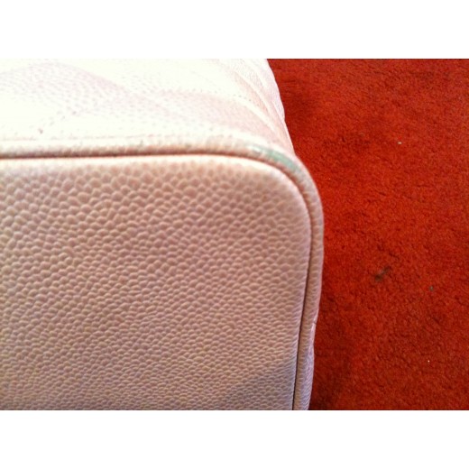 Sac Chanel en cuir matelassé rose