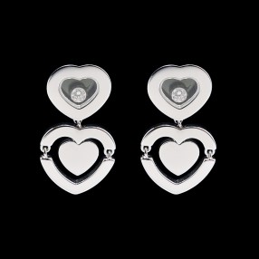 Boucles d'oreilles Chopard Happy Amor Diamants