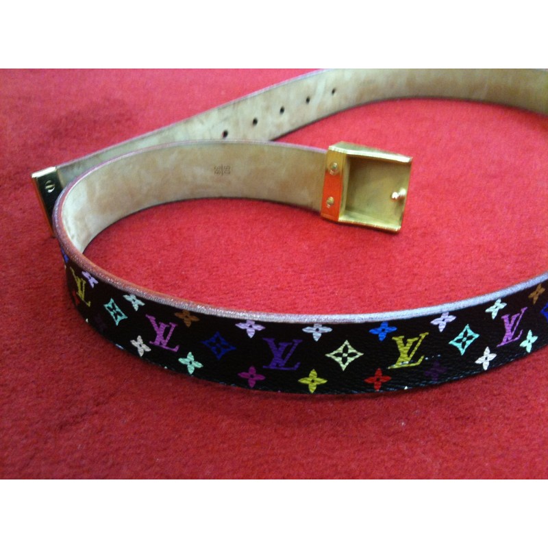 ceinture louis vuitton multicolore