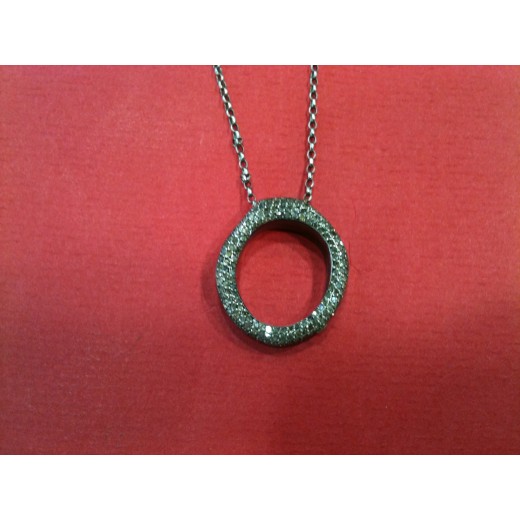 Sautoir Rosa Maria en argent et diamants 