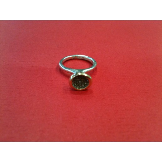 Bague Rosa Maria en argent, or et diamants