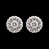 Boucles d'oreilles Fleur Diamants