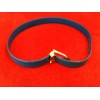 Ceinture Louis Vuitton en cuir épi bleu