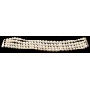 Bracelet ancien 4 rangs de perles en or