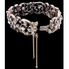 Bracelet ancien en or, argent et diamants