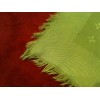 Etole Louis Vuitton Monogram en soie et laine vert anis