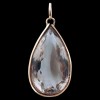 Pendentif quartz taille poire