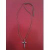 Pendentif Bernardaud Croix en porcelaine