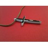 Pendentif Bernardaud Croix en porcelaine