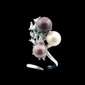 Bague JCC pour Dior Perles et Diamants