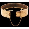 Bracelet ancien jonc filigrane en or
