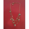 Collier Swarovski triple rang en métal doré