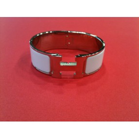 Bracelet Hermès Clic  Clac H blanc