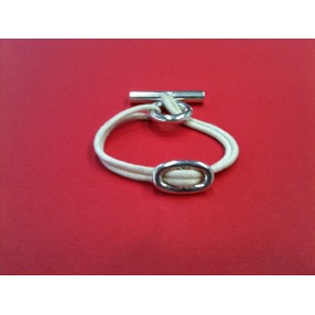 Bracelet Hermès Skipper  en argent