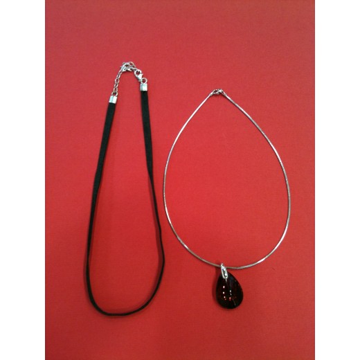 Collier Baccarat Psydélic rouge