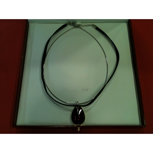 Collier Baccarat Psydélic rouge