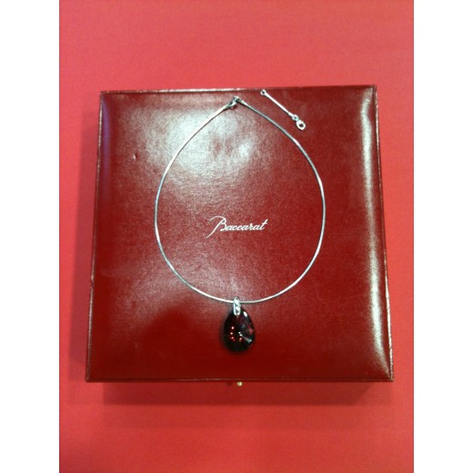 Collier Baccarat Psydélic rouge
