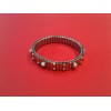 Bracelet Nomination extensible en acier, or et perles