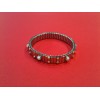 Bracelet Nomination extensible en acier, or et perles