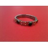 Bracelet Nomination extensible en acier, or  et grenats