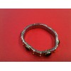 Bracelet Nomination extensible en acier, or  et grenats