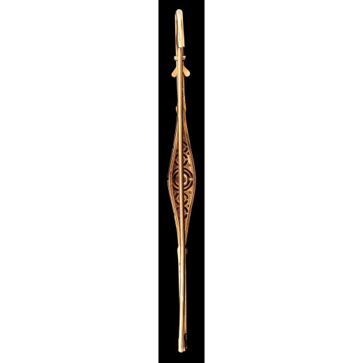 Barrette ancienne deux ors diamants