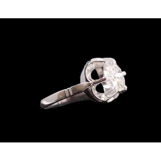 SOLITAIRE DIAMANT TAILLE ANCIENNE