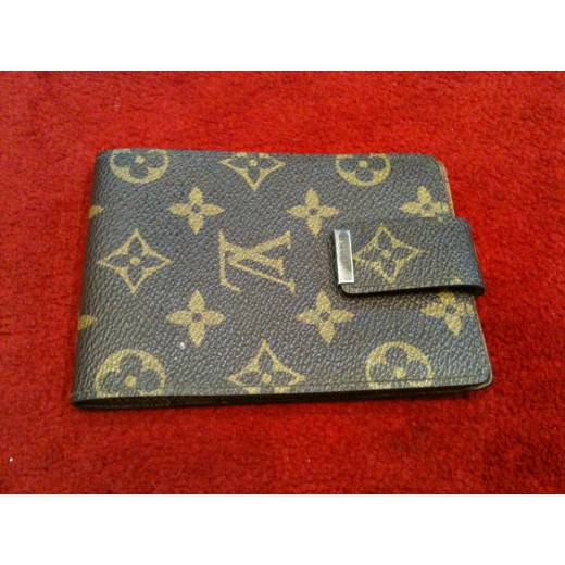 Porte-chéquier Louis Vuitton en toile monogram