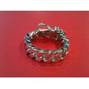 Bracelet Hermès Boucle sellier MM en argent