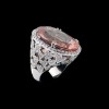 Bague contemporaine tourmaline et diamants