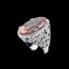 Bague contemporaine tourmaline et diamants