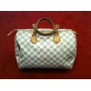 Sac Louis Vuitton Speedy 30 en toile damier azur