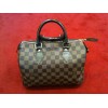 Sac Louis Vuitton Speedy 25 en toile damier ébène