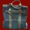 Sac HERMES toile et cuir