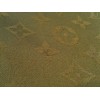 Châle Louis Vuitton Monogram en soie et laine marron