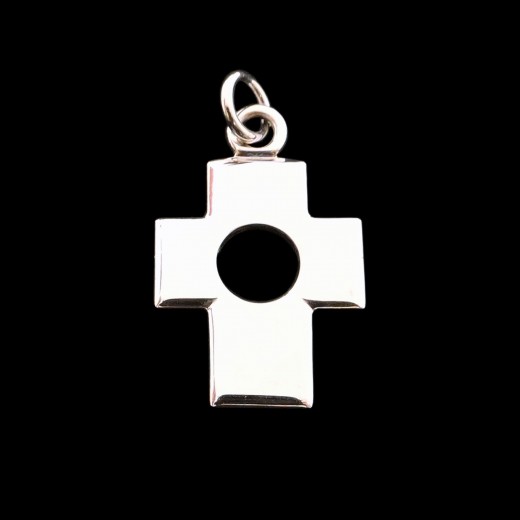 Pendentif Dinh Van Croix Perc e