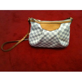 Sac Louis Vuitton Siracusa PM en toile damier azur