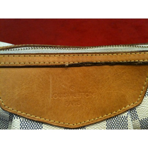 Sac Louis Vuitton Siracusa PM en toile damier azur